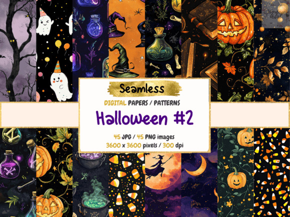 Halloween 2 Seamless Digital Papers: The Ultimate Guide to Spooky Design Assets